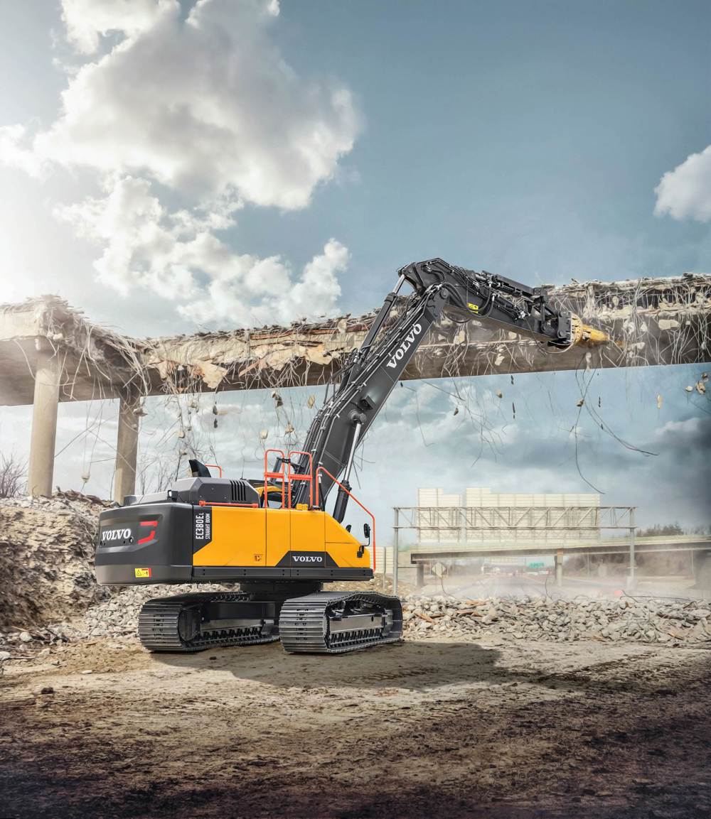 Volvo EC380E Straight Boom